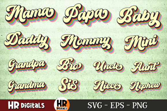 Matching Retro Vintage Family Mama Baby: A Designer's Review